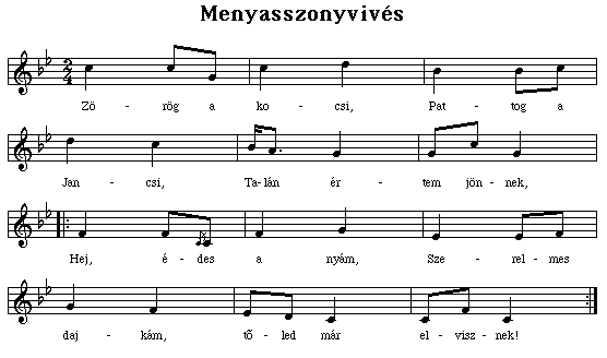 Menyasszonyvivés (Zörög)